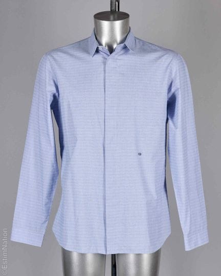 DIOR HOMME
CAMICIA in cotone azzurro cielo a righe