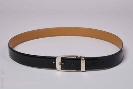 TOD'S
CINTURA in pelle di vitello lucida nera, int
