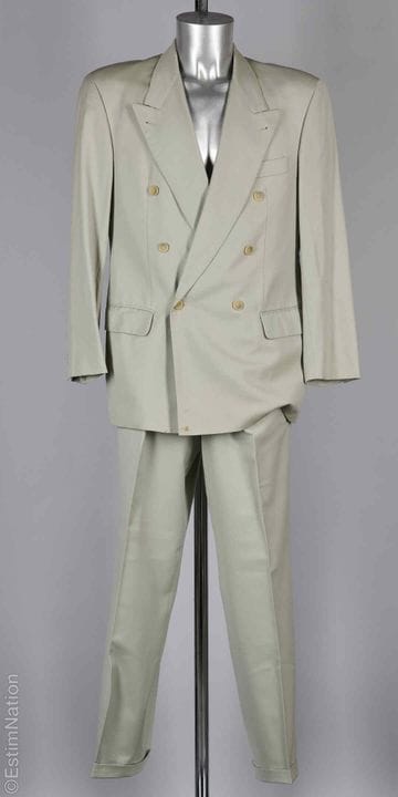 HUGO BOSS
COSTUME "AL CAPONE" en laine vierge gris