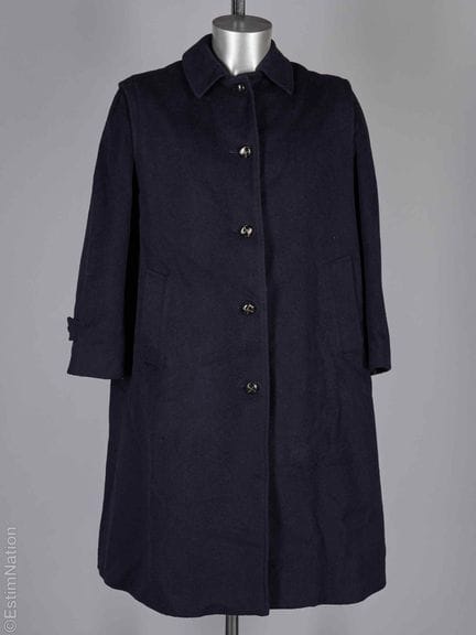 BURBERRYS' VINTAGE
MANTEAU en feutre de laine mari