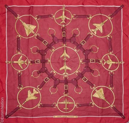 ANONIMO, CIRCA 1960
SCARFATTO in twill di seta con