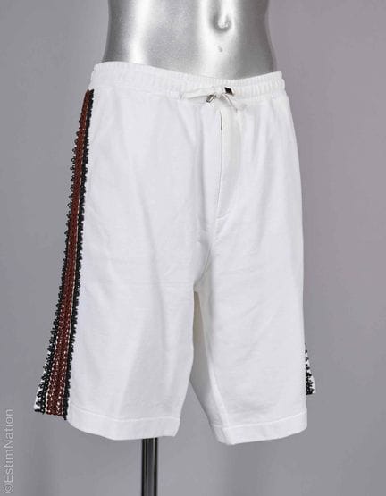 DOLCE & GABBANA
SHORT en éponge de coton blanc, ce