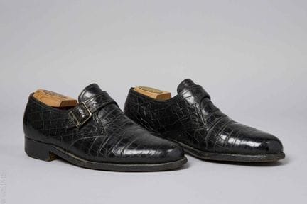 J.M. WESTON VINTAGE
Coppia di pantofole nere lucid