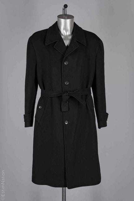 LOUIS VUITTON
TRENCH in cashmere nero, collo ribat