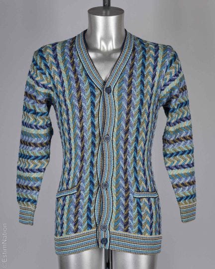 MISSONI (MANQUE GRIFFE)
CARDIGAN en tricot de coto