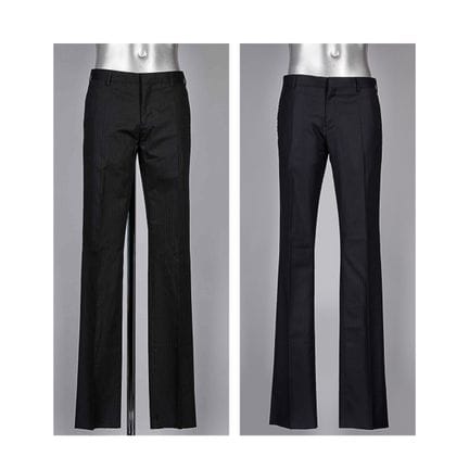 DIOR HOMME
DUE PANTALONI a righe: il primo in coto