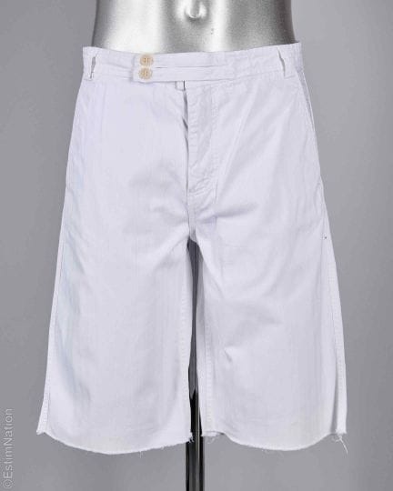 MARC JACOBS
BERMUDA in cotone bianco con finiture 