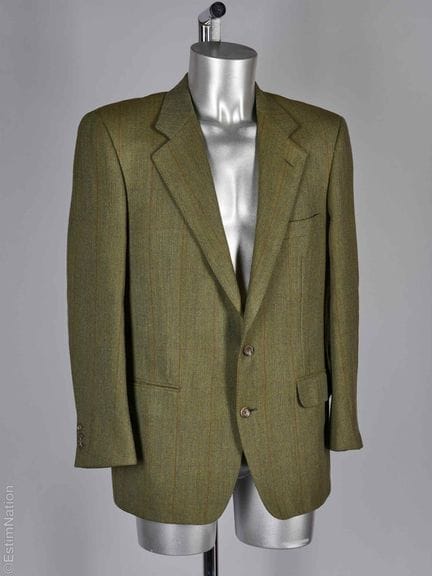 CORNELIANI
GIACCA in lana e cashmere con motivo a 