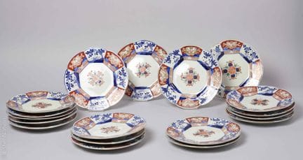 ARTE DE ASIA - JAPÓN
Conjunto de dieciocho platos 