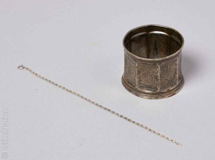 PLATERÍA 
Servilletero de plata de 950 milésimas c