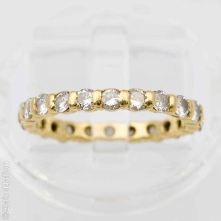 ALIANZA AMERICANA DE ORO AMARILLO CON DIAMANTES
Al