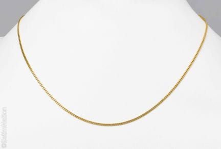 CHAÎNE EN OR JAUNE
Chaîne en or jaune 18K (750 mil