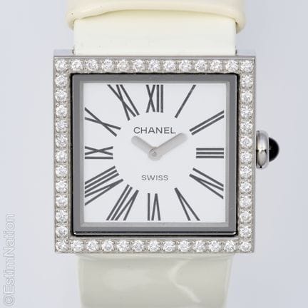 CHANEL. Modèle "Mademoiselle", année 1989. 
Montre