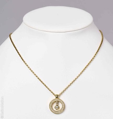 ROBERTO COIN - CENTO -  COLLIER EN OR JAUNE ET DIA