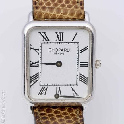 CHOPARD GENEVE
Montre plate, boitier de forme carr