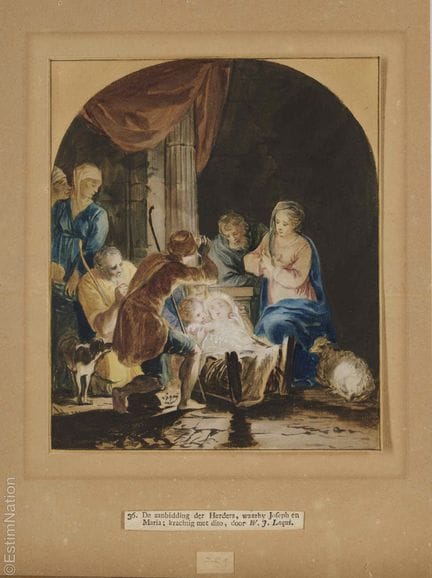 ESCUELA HOLANDESA - DIBUJO 
Joseph Willem LAQUY (1