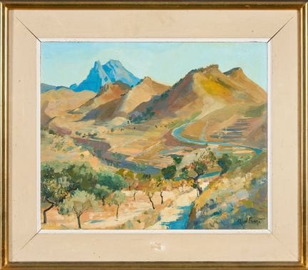 Paul BAZE (1901-1985)
Umgebung von Villajoyosa
Öl 
