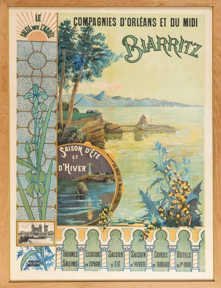 BIARRITZ, DAS GANZE JAHR ÜBER SONNE, um 1900
SELTE
