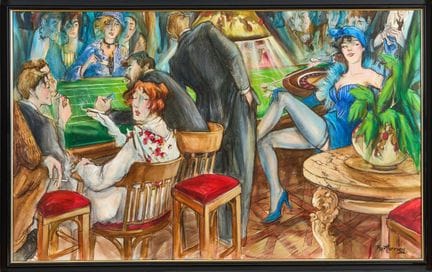 Laurent-Mattin PARTARRIEU (geb. 1946)
Im Casino, S