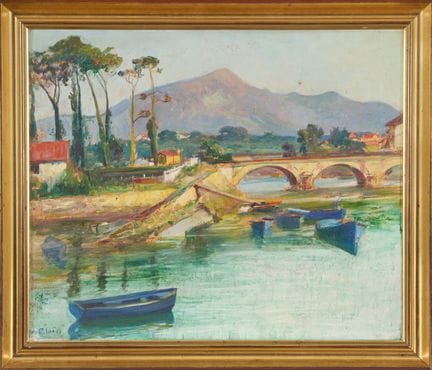 Pierre ALMES (1880–1944)
Der Hafen von Saint-Jean-
