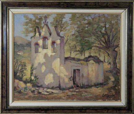 André CARTAYRADE (1921-2016)
Ascain, Die Kapelle a