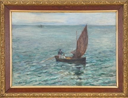 Gustave COLIN (1828-1910)
Spaziergang auf dem Meer
