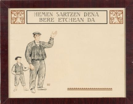 Nach einem Entwurf von Ramiro ARRUE (1892–1971)
He