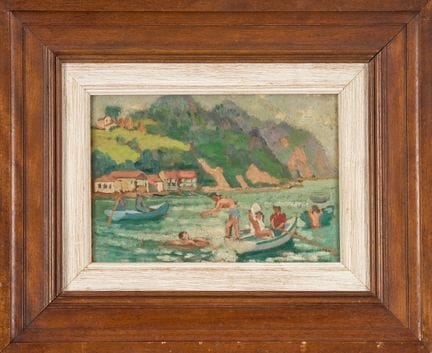 Raymond VIRAC (1892–1946)
Badende in Pasajes
Öl au