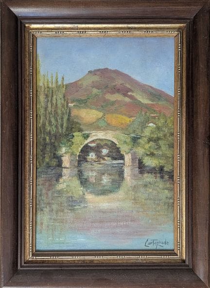 André CARTAYRADE (1921-2016)
Die Nive in Bidarray,