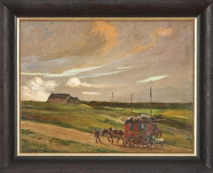 René CHOQUET (1872-1958)
Der Zigeunerwagen, Bretag
