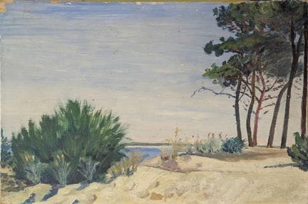 Landaise-Schule (20. Jahrhundert)
Heide am Seeufer