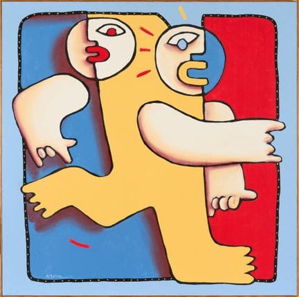 Manuel MARTINEZ (geb. 1956)
Die Launen des roten M