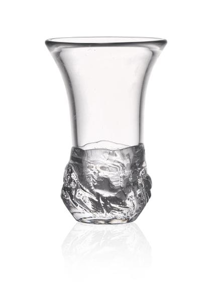 DAUM Francia
IMPORTANTE JARRON de cristal con deco