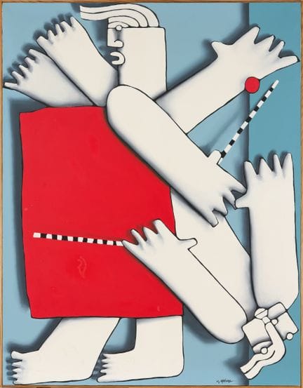 Manuel MARTINEZ (geb. 1956)
„Lanceurs de Balivol“,