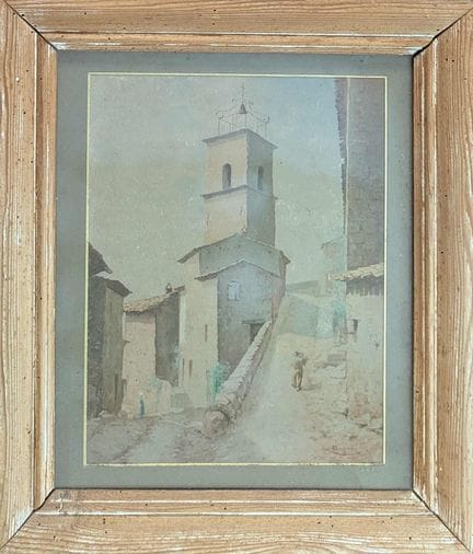 Ecole Provençale (XIX-XXe siècle)
Vue de village a