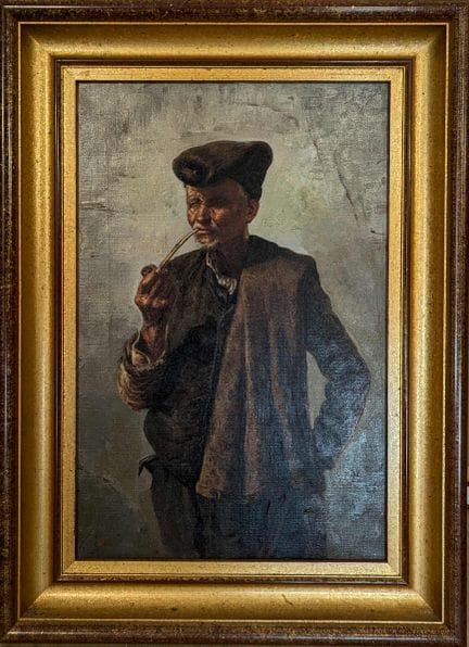Raffaele FRIGERIO (1875-1948)
Fumeur de pipe debou