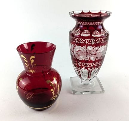 CRISTALLO DI BOEMIA
VASO a forma di balaustra in c