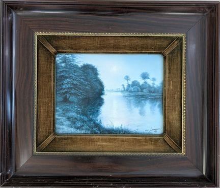 Eugène SENAMAUD (1893-1970)
Bord de rivière au cla