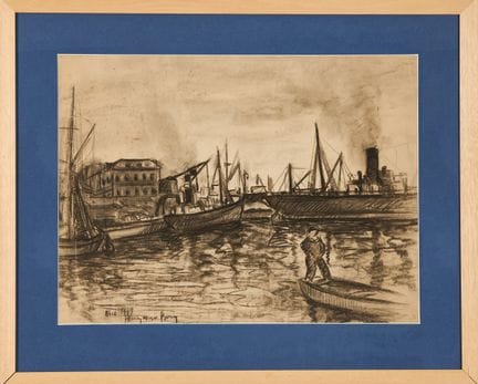 Henry-Marie BESSY (1895-1969)
Nice, le vieux Port
