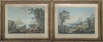 D'après Johann Heinrich TROLL (1756-1824)
Vue du L