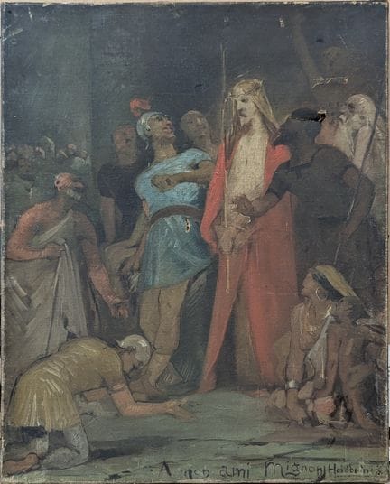 Oswald HEIDBRINCK (1860-1914)
Le Christ aux outrag