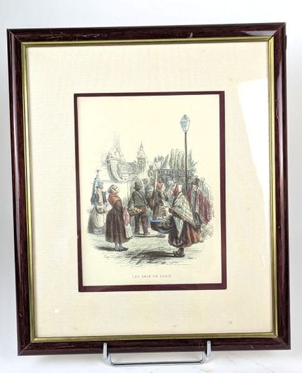 D’après GERARD 
Les Cris de Paris 
Lithographie en