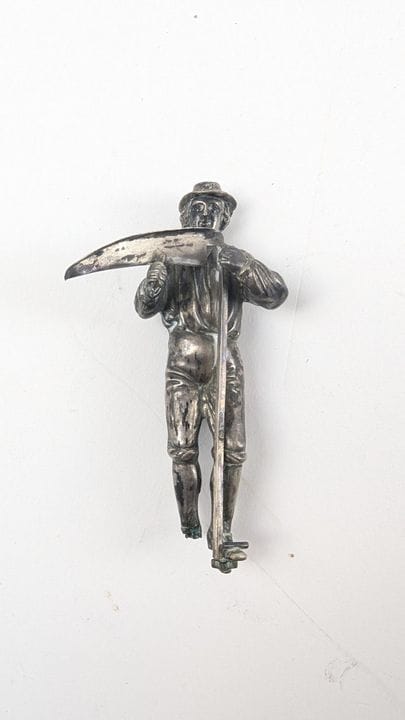 PICCOLA STATUETTA o ELEMENTO DECORATIVO in argento