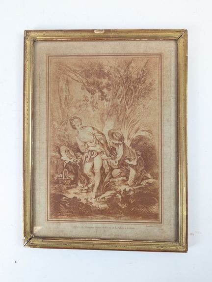 D'après François BOUCHER, gravé par DEMARTEAU
Le B