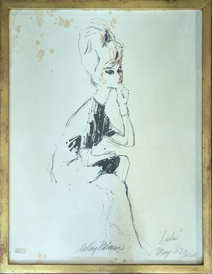 Leroy NEIMAN (1921-2012)
Portrait de Leïla (Djazi)