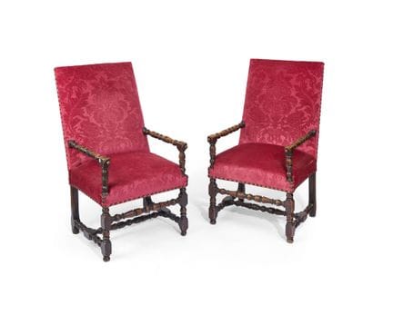 QUATRE TABLES GIGOGNE rectangulaires en placage et