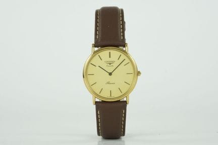 Longines Présence réf. 150 6799, ce boîtier plaqué