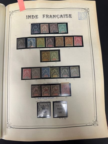 Colonie francesi - Cina: Collezione di francobolli