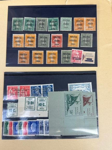 Francia SM: Collezione di francobolli della Franci
