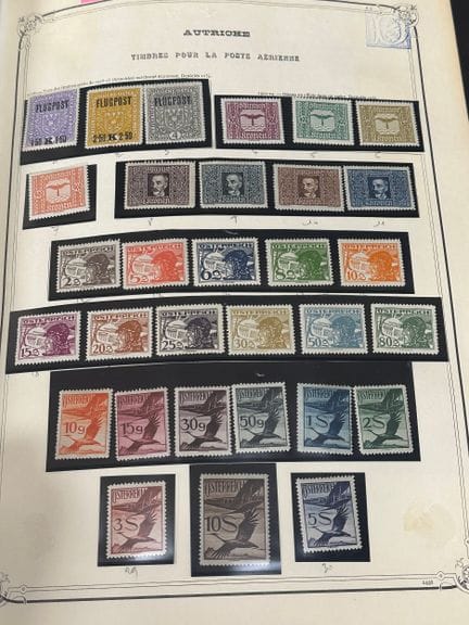 Austria: Collezione di francobolli austriaci compr